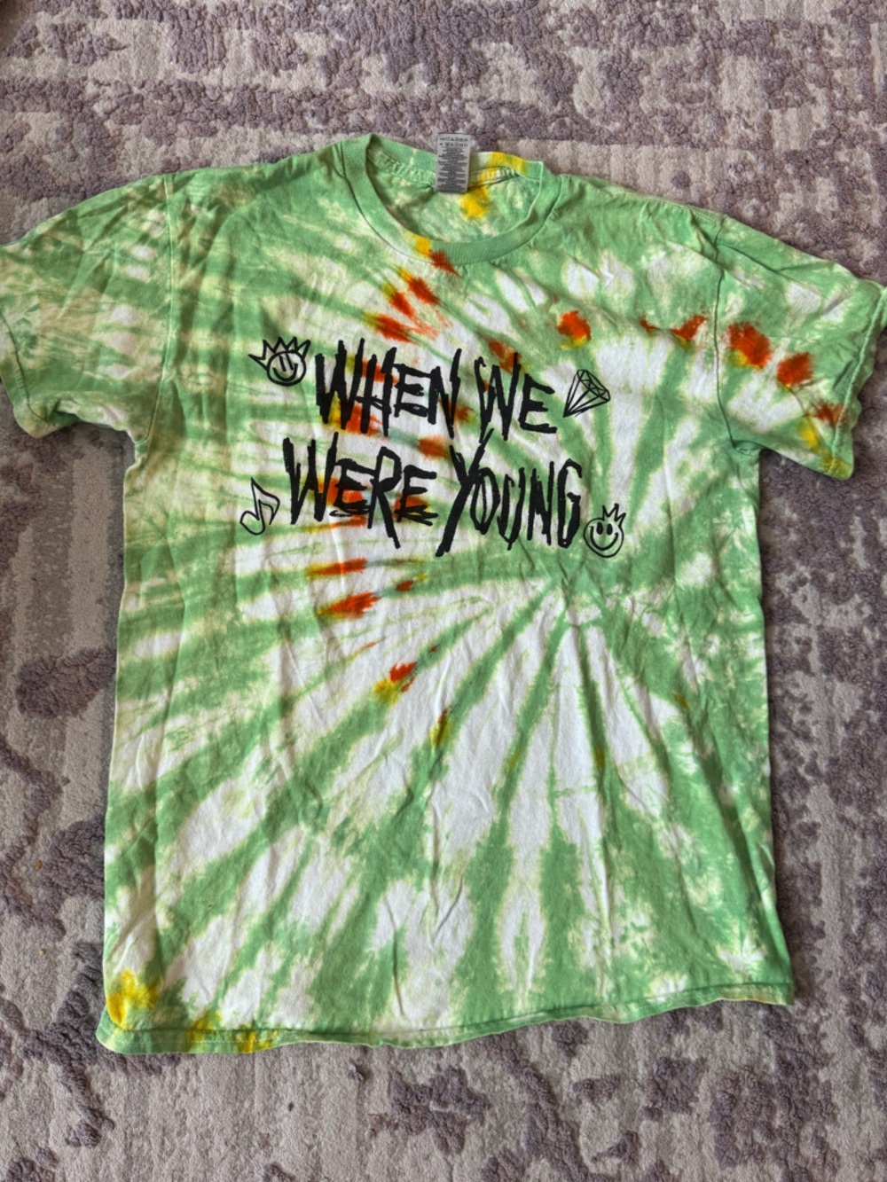 When We Were Young Music Festival Official Merch Tie Dye Tshirt 2023